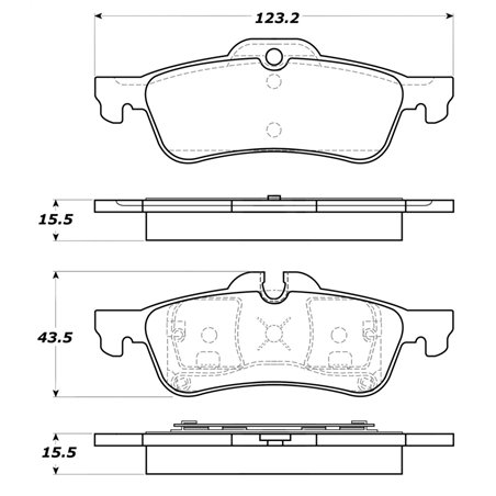 StopTech Street Touring 02-06 Mini Rear Brake Pads