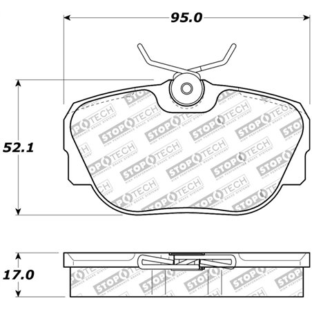 StopTech Street Touring Brake Pads