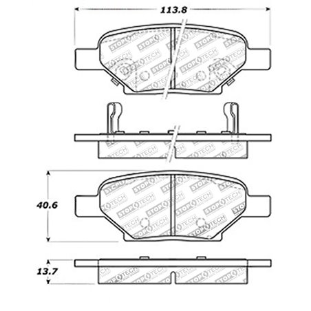 StopTech Street Touring Brake Pads