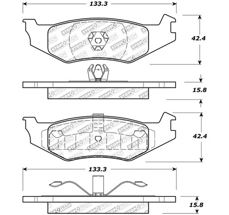 StopTech Street Touring Brake Pads