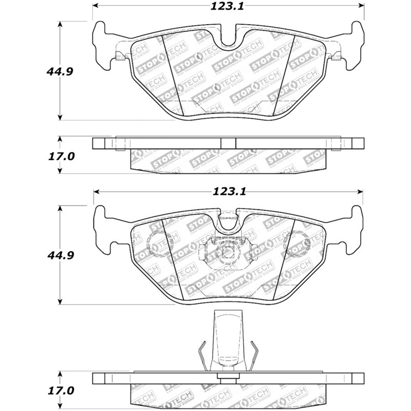 StopTech Street Touring Brake Pads