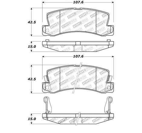 StopTech Street Touring Brake Pads