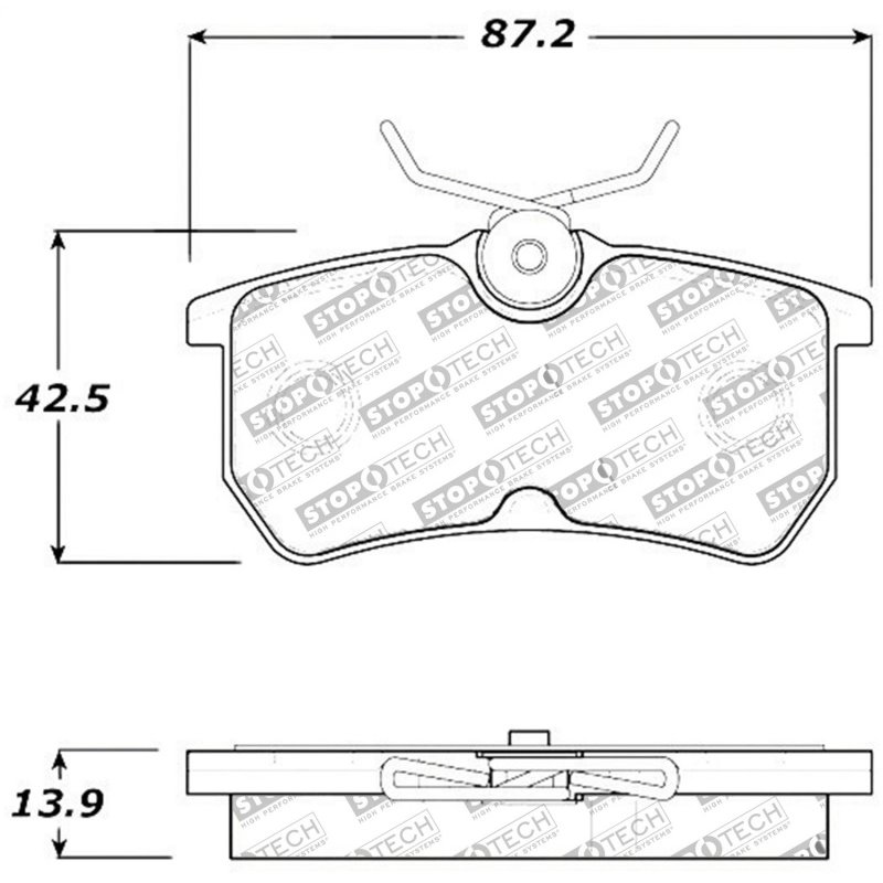 StopTech Street Touring Brake Pads