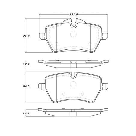 StopTech Street Touring 06-09 Mini Cooper/Cooper S Front Brake Pads