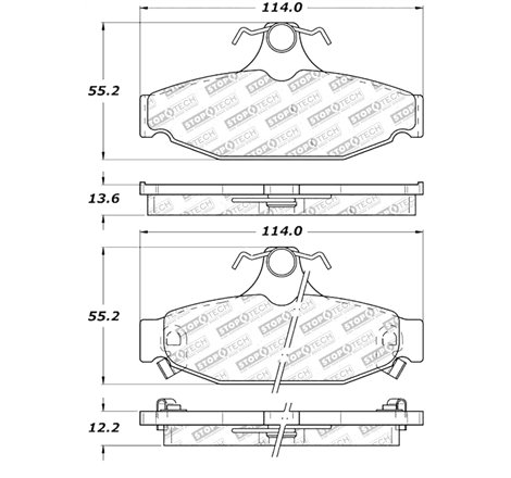 StopTech Street Touring Brake Pads