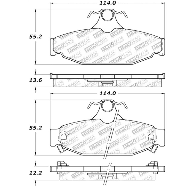 StopTech Street Touring Brake Pads