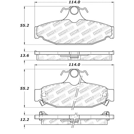 StopTech Street Touring Brake Pads