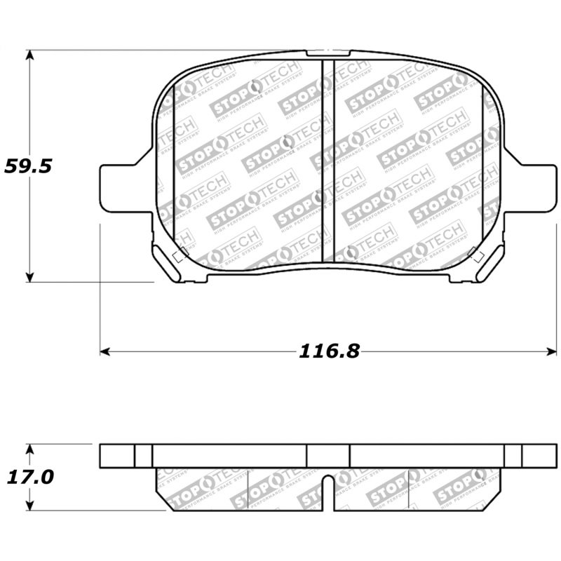 StopTech Street Touring Brake Pads