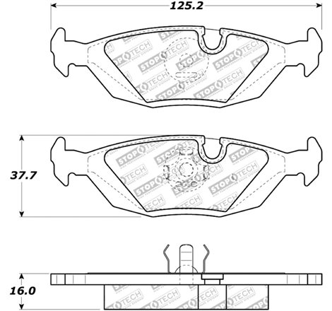 StopTech Street Touring Brake Pads