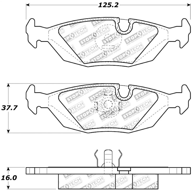 StopTech Street Touring Brake Pads