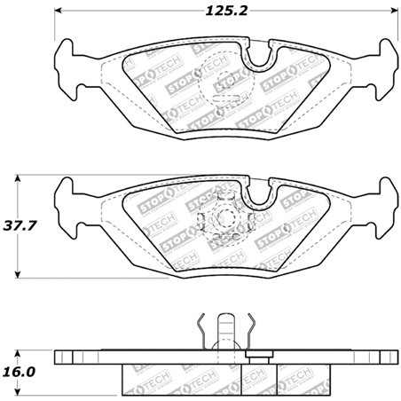 StopTech Street Touring Brake Pads