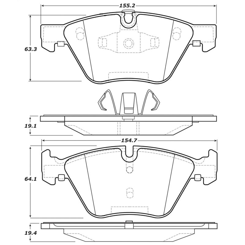 StopTech Street Touring Brake Pads