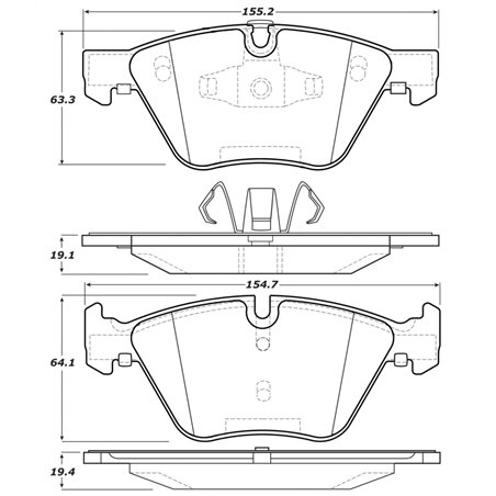 StopTech Street Touring Brake Pads