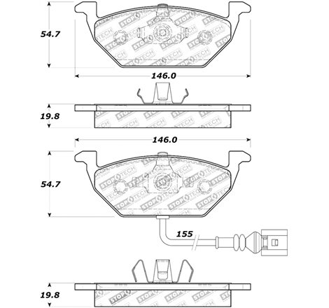 StopTech Street Touring Brake Pads