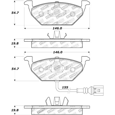 StopTech Street Touring Brake Pads