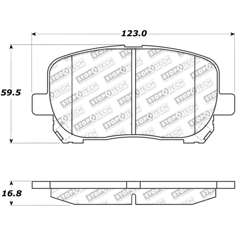 StopTech Street Touring Brake Pads