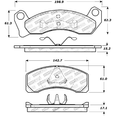 StopTech Street Touring Brake Pads