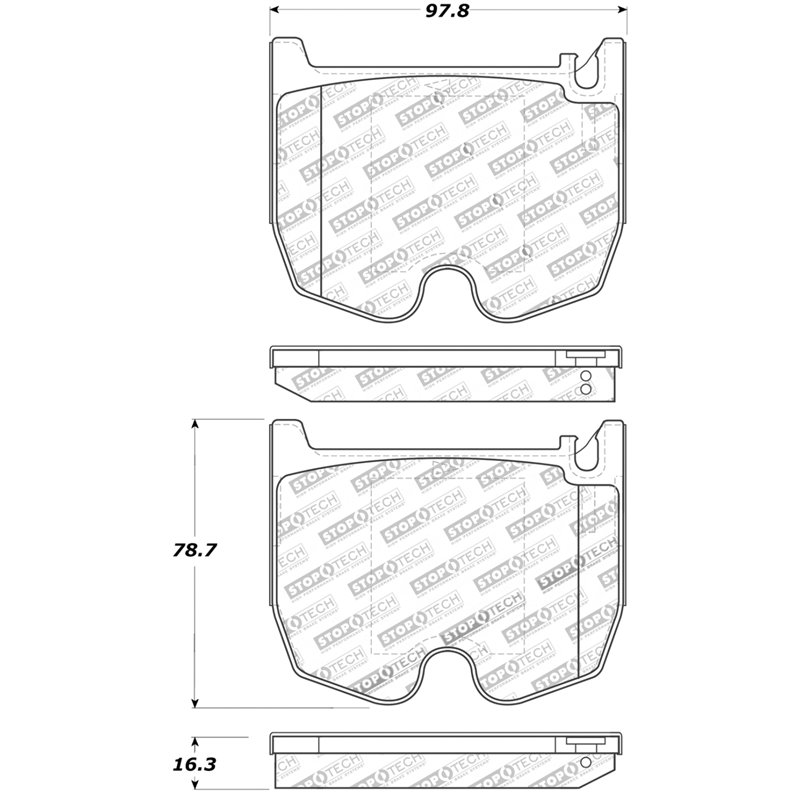 StopTech Street Touring Brake Pads