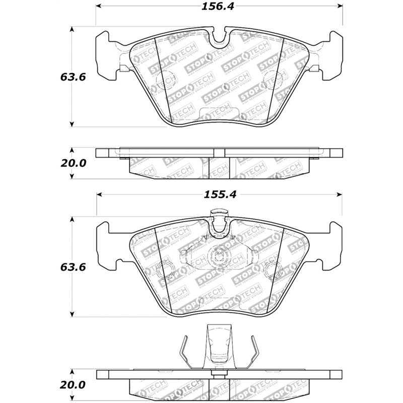 StopTech Street Touring Brake Pads