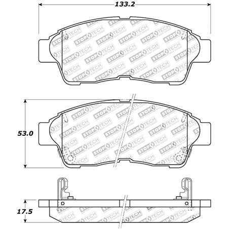 StopTech Street Touring Brake Pads