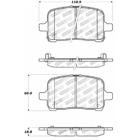 StopTech Street Touring Brake Pads