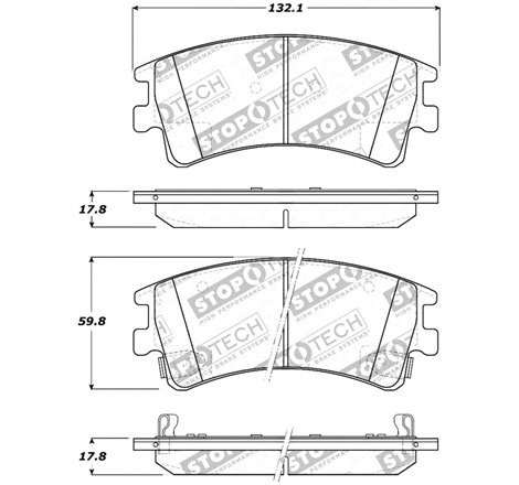 StopTech Street Touring Brake Pads