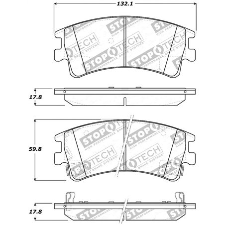 StopTech Street Touring Brake Pads