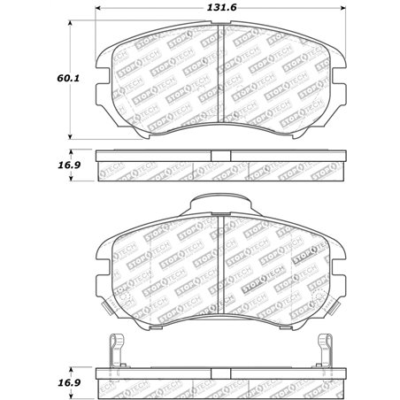 StopTech Street Touring Brake Pads