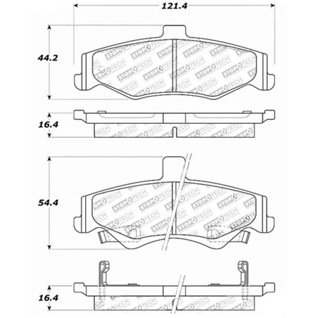 StopTech Street Touring Brake Pads