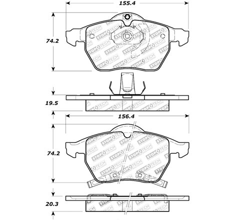 StopTech Street Touring Brake Pads