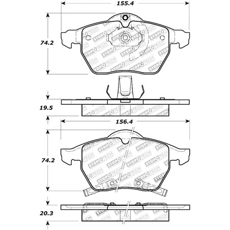 StopTech Street Touring Brake Pads