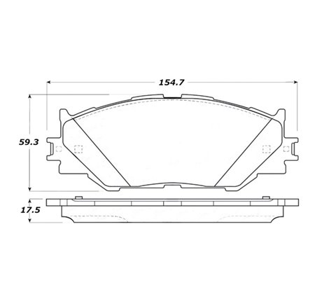 StopTech Street Touring 06-10 Lexus IS250 Front Brake Pads