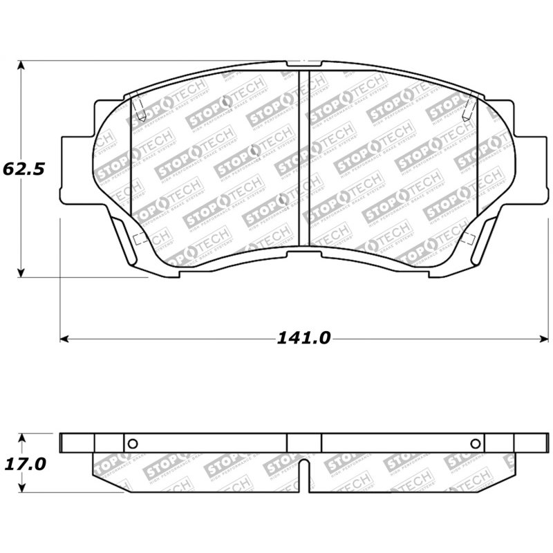 StopTech Street Touring Brake Pads