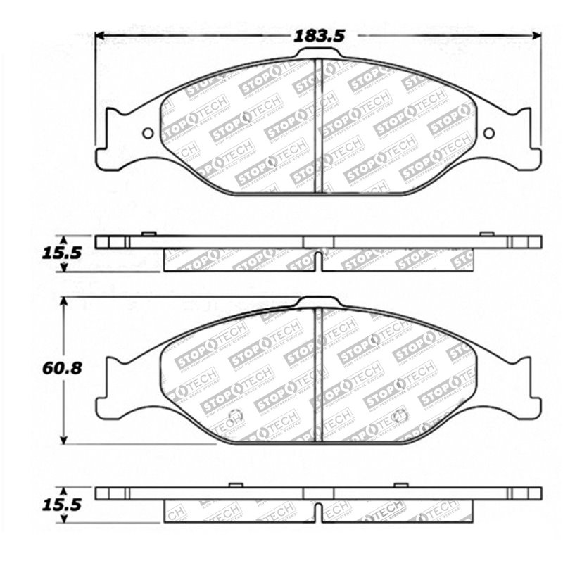 StopTech Street Touring Brake Pads