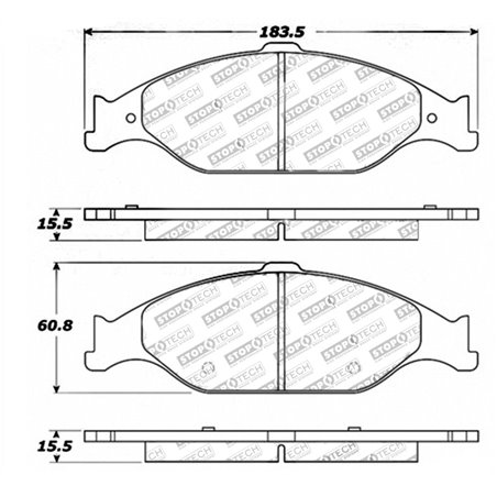 StopTech Street Touring Brake Pads