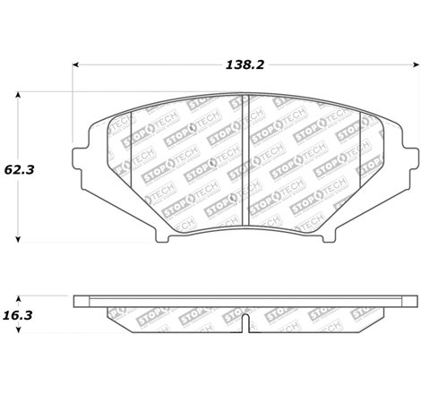 StopTech Street Touring 04-07 RX-8 Front Pads