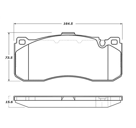 StopTech Street Touring 08-09 BMW 128i/135i Coupe Front Brake Pads