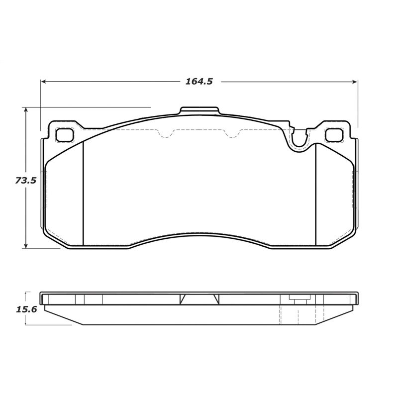 StopTech Street Touring 08-09 BMW 128i/135i Coupe Front Brake Pads