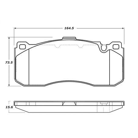 StopTech Street Touring 08-09 BMW 128i/135i Coupe Front Brake Pads