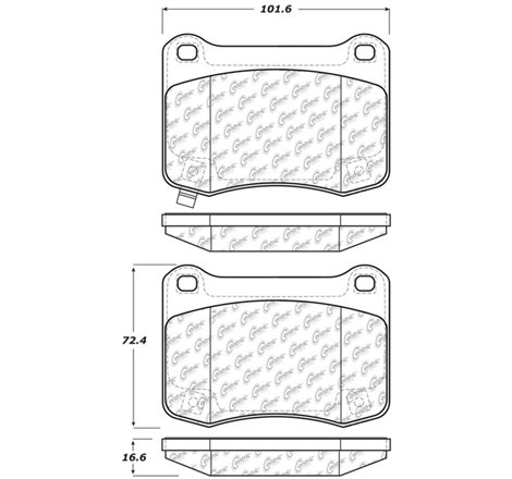 StopTech Street Touring 08-09 Lexus IS F Rear Brake Pads