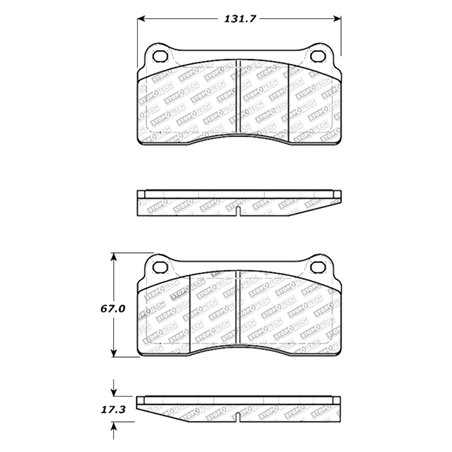 StopTech Street Touring 88-92 Ferrari F40 / 94-97 F50 Front & Rear Brake Pads