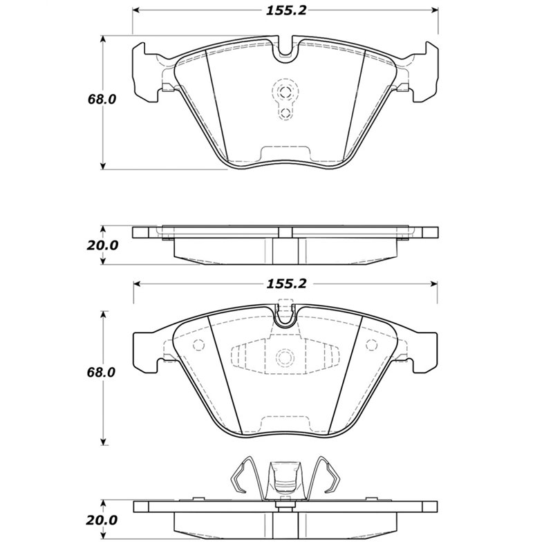 StopTech Street Touring Brake Pads