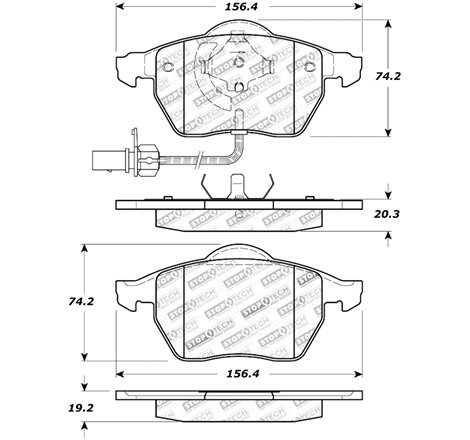 StopTech Street Touring Brake Pads