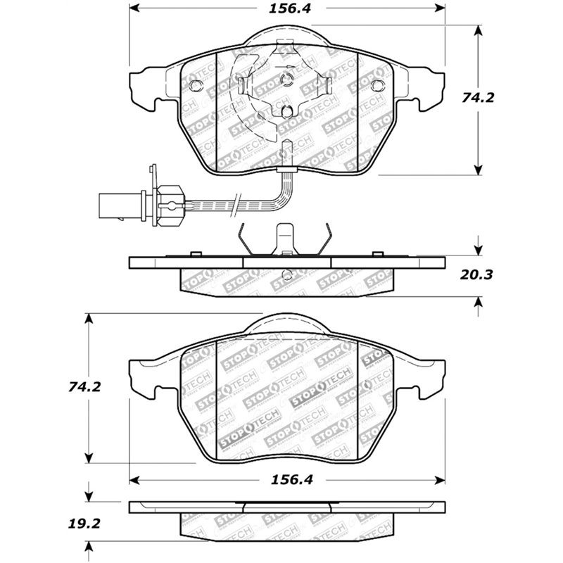 StopTech Street Touring Brake Pads