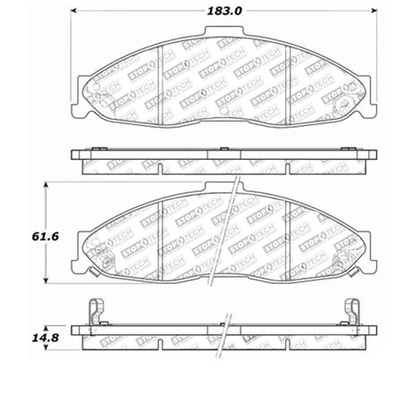 StopTech Street Touring Brake Pads