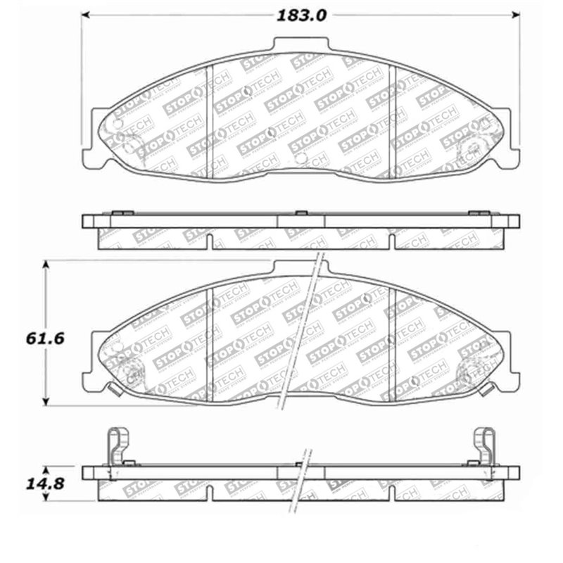 StopTech Street Touring Brake Pads