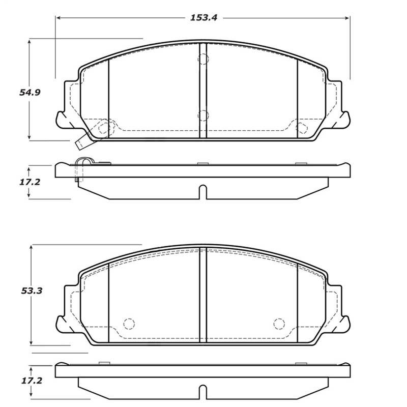 StopTech Street Touring Brake Pads