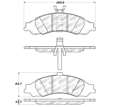 StopTech Street Touring Brake Pads