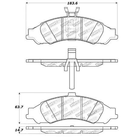 StopTech Street Touring Brake Pads