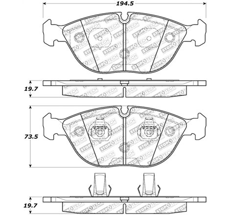 StopTech Street Touring Brake Pads